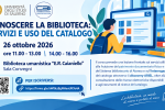 Locandina Corso Conoscere la biblioteca