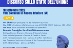 SOTEU 2025. Programma.